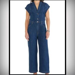 Etica Blue Jumpsuit Classic Style